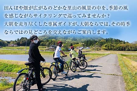 TripOasa　里山サイクリングガイド付きE-BIKEツアー(3.5時間　2名様以上でお申込み可) OK028_001