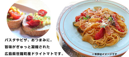 ドライトマト 20g×5袋セット 国産 乾燥トマト 非常食 備蓄 ダイエット パスタ スープ ピザ キャンプ アウトドア 世羅 A047-06