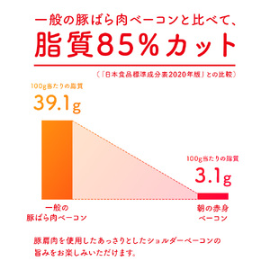 【ベーコン】ショルダーベーコン 10パック 冷蔵HU003