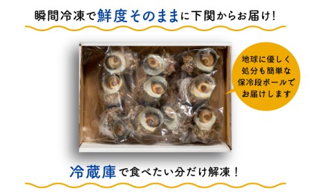 サザエ 1kg 冷凍 下関 北浦 産地直送 貝 EY003