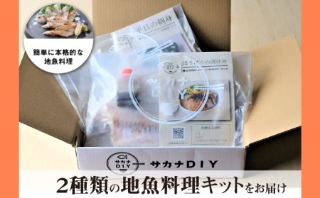 サカナDIY お試し1回 定期便 冷凍 2人前 鮮魚 CX
