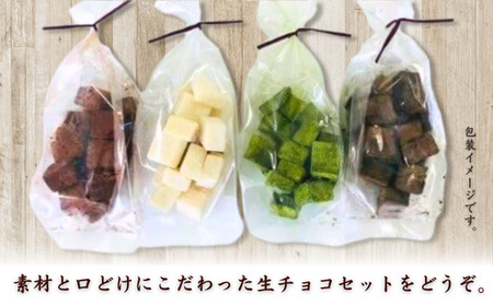 訳あり 自分チョコ 濃厚生チョコレート 4種セット 各味100g ｜ ﾁｮｺ 生チョコ ﾁｮｺ 訳あり ﾁｮｺ 生チョコレート ﾁｮｺ スイーツ ﾁｮｺ カカオ