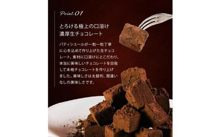訳あり 自分チョコ 濃厚生チョコレート 約1.5kg BQ06-FN