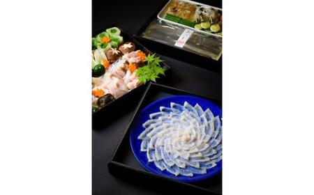 【着日指定必須】最高級品！宇部の老舗【割烹明徳】 天然とらふぐ刺身・ちり鍋（てっさ・てっちり）冷蔵三段重贅沢セット（4～5人前） ふぐ