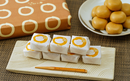 献上銘菓「利休さん」キャラメルマキアート餡 24個入＜吹上堂＞ BC03-FN