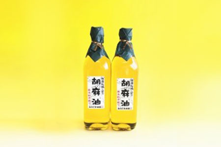 01D-084 山口ごま本舗 低温圧搾しぼり 特瓶 白ごま油セット