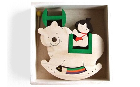 ゆりかごの金太郎坊や(熊)|HG000178