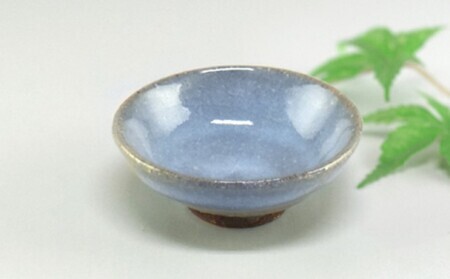 萩焼　蒼のぐい呑｜HG000314