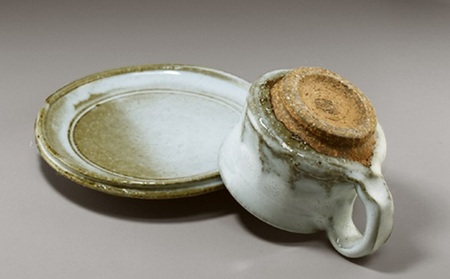 萩焼　コーヒーカップ（面取）｜HG000328