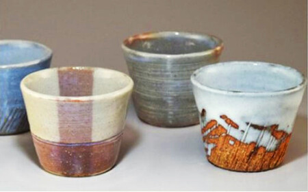 萩焼 そばちょこ 1客(フリーカップ・デザートカップ)|HG000338