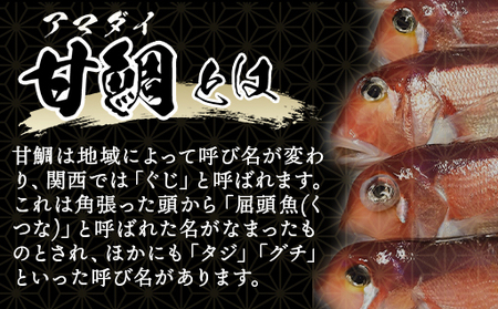 手開き萩産甘鯛3枚セット｜HG000351