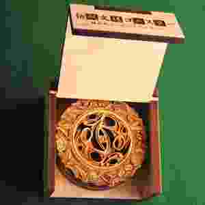 コースター木製 伝統文様 古代編 5枚組 特製ケース入 贈答 雑貨 敷物｜HG000869