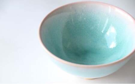 萩焼　ミント お茶碗 　1個｜HG000893