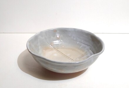 萩焼 木の葉鉢｜HG000995