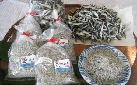 ちりめんじゃこ セット 天日干し 萩 ちりめん 130g×5 いりこ 450g×2 魚 小魚|HG001046