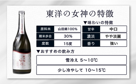 澄川酒造 純米大吟醸 東洋の女神 720ml 日本酒 お酒 山田錦 純米 山口県|HG001075
