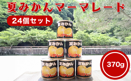 萩名産夏蜜柑／夏みかんマーマレード缶　24個｜HG0765-C 12,480円