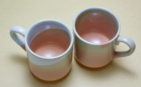 マグカップ 萩焼 ペア ベージュ系 食器 コップ 有限会社 萩城窯