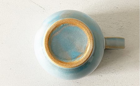 萩焼 ソライロハートマグカップ