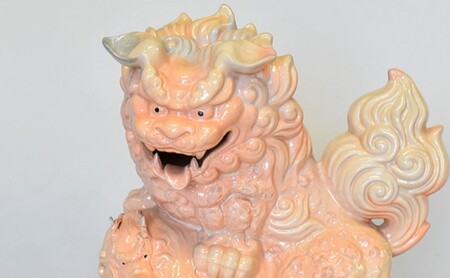 萩焼 獅子 置物（青磁／逆さ獅子／飛び獅子）