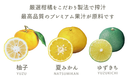  柑橘 ジュース 濃厚希釈 山口県産 3種セットA 500ml×3本 セット ギフト