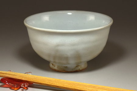 萩焼 ごはん茶碗 (白)