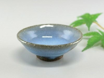 萩焼 蒼のぐい呑