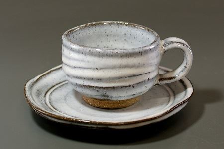 萩焼 コーヒーカップ(丸)