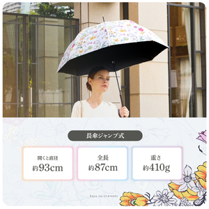 日傘 レディース ボタニカル花柄 8本骨 株式会社オカモト 山口県 防府市 C-B01 日傘 レディース 完全遮光 晴雨兼用 遮熱 UVカット 花柄 ボタニカル 日本製 老舗 撥水
