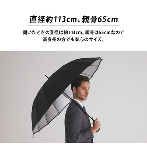 日傘 メンズ 完全遮光 日本製 16本骨 晴雨兼用 紺色 株式会社オカモト 山口県 防府市 H10 日傘 メンズ 完全遮光 16本骨 晴雨兼用 遮熱 UVカット 日本製 老舗 丈夫 耐風