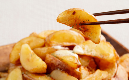 冷凍皮付きフライドポテト2kg (有機栽培じゃがいも使用) OSB005