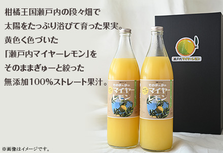 そのまんまのマイヤーレモン(レモンジュース：ストレート 計1.8L)900ml