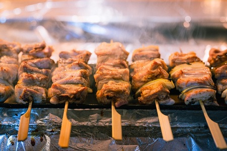 (10095)焼き鳥 やきとり 食べ比べセット 8種類 16本セット 炭火焼 長門市 ちくぜん