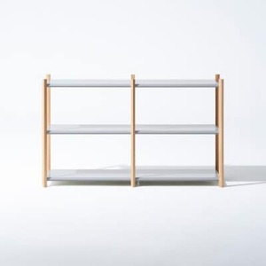【Fulcrum】Baguette shelf シェルフ/3段×2列(シルバー)_雑貨・日用品 家具・インテリア _【1602671】