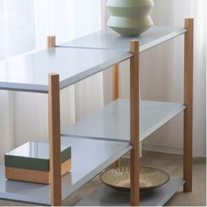 【Fulcrum】Baguette shelf シェルフ/3段×2列(グレー)_雑貨・日用品 家具・インテリア _【1602679】