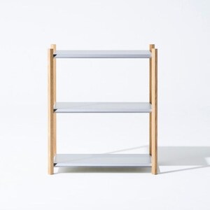 【Fulcrum】Baguette shelf シェルフ / 3段×1列(シルバー)_雑貨・日用品  家具・インテリア _【1387096】