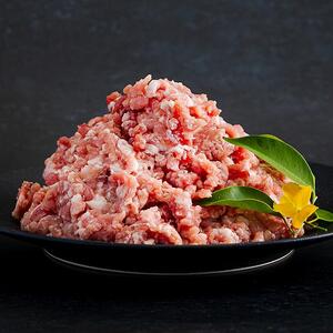 山口県産豚挽肉1kg×5パック小分けセット│携帯の電波も届かない環境で育った旨みたっぷりのハイポー豚