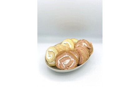 【訳あり】ロールケーキ切れ端 1kg(バニラ、チョコ、いちご、かぼちゃ、にんじん)冷凍