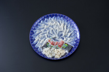 国産とらふく刺身（冷凍・3～4人前）