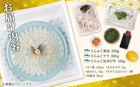 【12月31日着限定】ふぐ料理専門店 『栄ふく』 国産 とらふぐフルコース(3~4人前)青磁皿30cm付