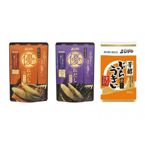 【3種セット】優れだし(かつお・あわせ各1個) 芳醇すり(800g×1個)
