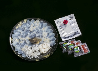 【着日指定可】国産とらふく刺身セット(約2~3人前)