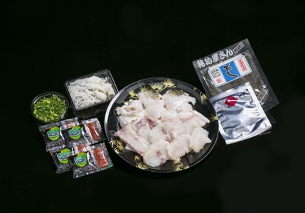 【着日指定可】国産とらふくちり鍋セット(約2人前)