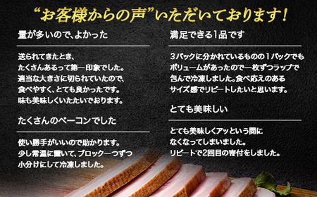 【値下げ！】厚切りベーコン 計 約2kg 970g×2パック 大容量 厚切り ベーコン 肉 豚肉 豚バラ 料理 朝食 朝ご飯 スライス ソテー サラダ スープ パスタ グルメ 食品 F6L-1067