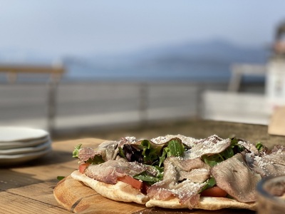 【周防大島】島のレストランお食事券と高級ひじきセット