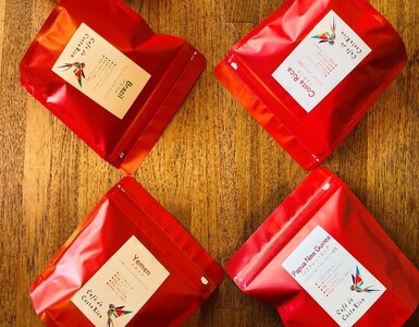 コーヒー豆（粉）１００ｇ×４種類セット