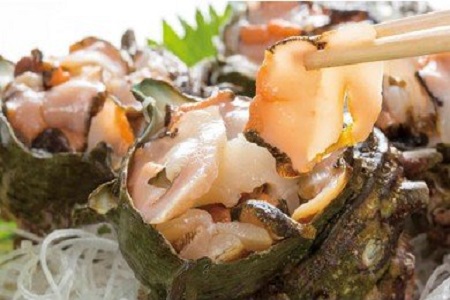 周防大島産のべっぴんさざえ【天然活・刺身用大サイズ】20個