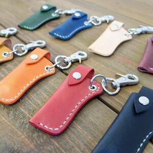 レザーリップケース(チョコ）