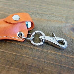 レザーリップケース(チョコ）