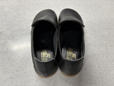 日本製 カジュアルシューズ レディース(ブラック)8007【サイズ:L】